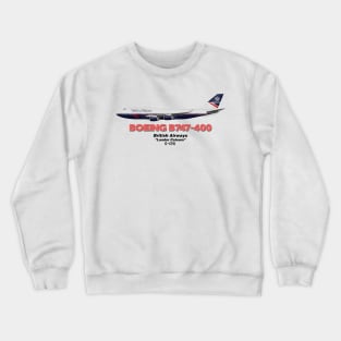 Boeing B747-400 - British Airways "Landor Colours" Crewneck Sweatshirt